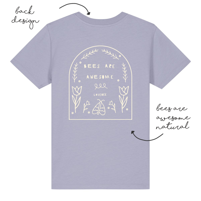 LoveBee T-Shirts | Bees are Awesome | Lavender