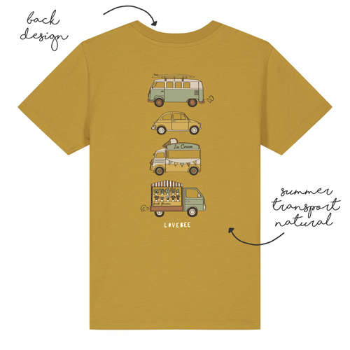 LoveBee T-Shirts | Transport | Mustard