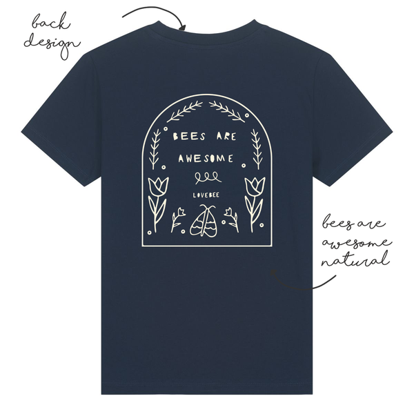 LoveBee T-Shirts | Bees are Awesome | Navy