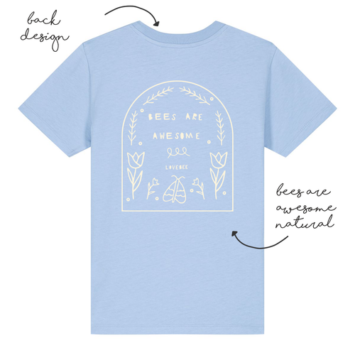 LoveBee T-Shirts | Bees are Awesome | Sail Blue