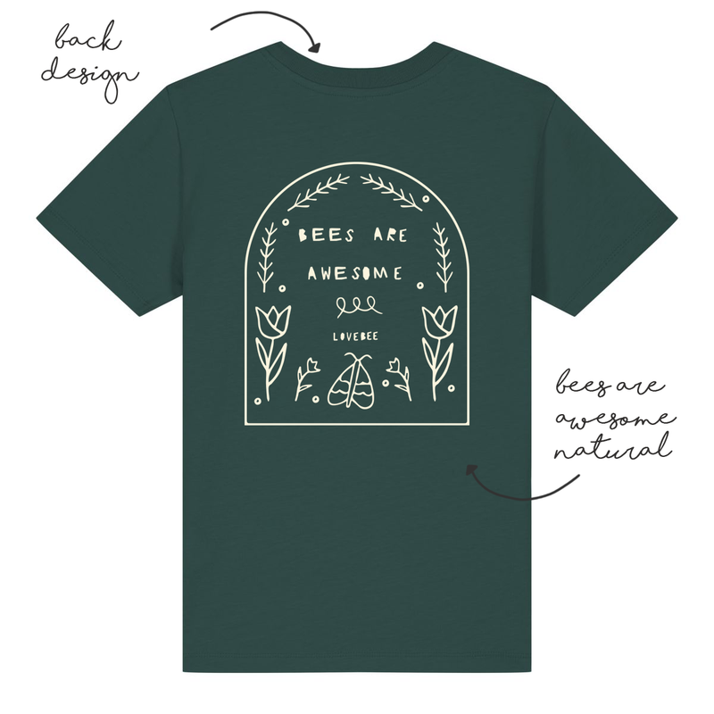 LoveBee T-Shirts | Bees are Awesome | Sea Green