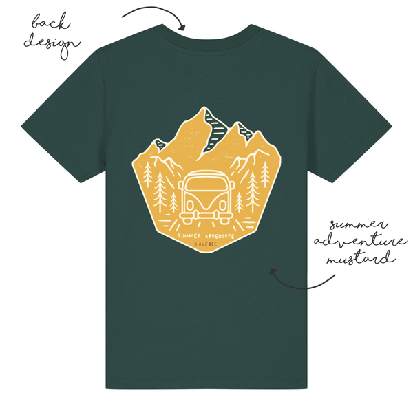 LoveBee T-Shirts | Summer Adventure | Sea Green