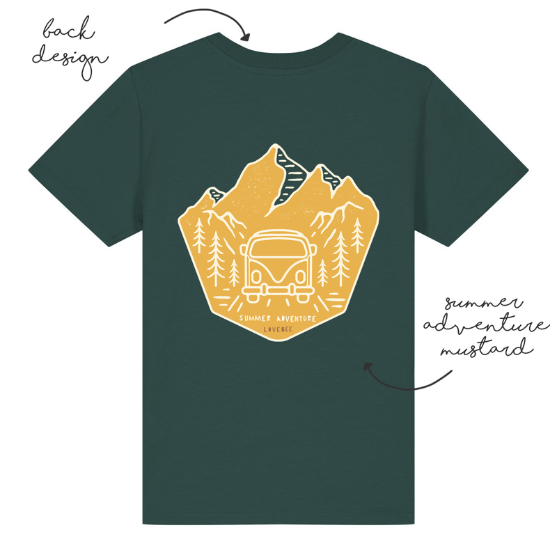 LoveBee T-Shirts | Summer Adventure | Sea Green