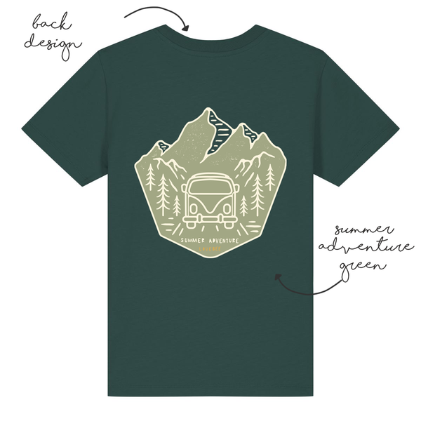 LoveBee T-Shirts | Summer Adventure | Sea Green