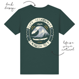 LoveBee T-Shirts | Life Is A Wave | Sea Green