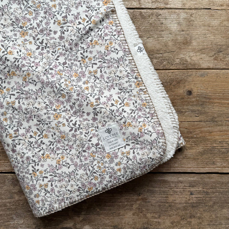 Petal Breeze Teddy Blanket