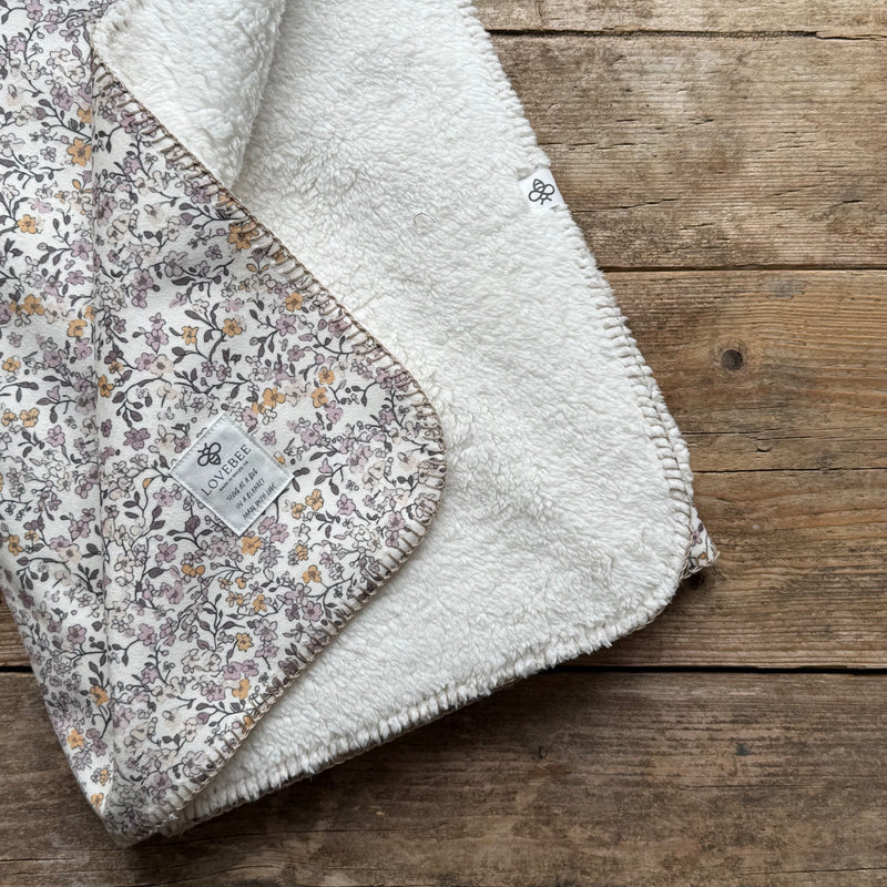 Petal Breeze Teddy Blanket