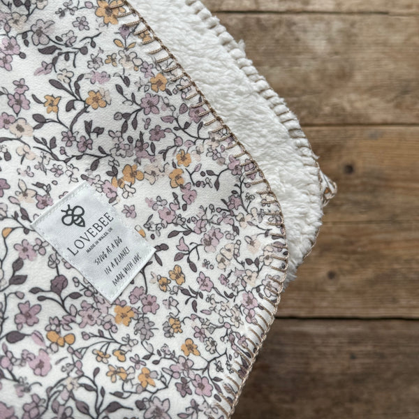 Petal Breeze Teddy Blanket