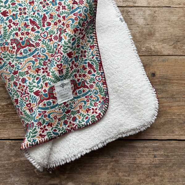 Carousel Teddy Blanket