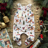 Teddy's Toy Box Footed Romper