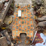 The Beetle Club Footed Romper