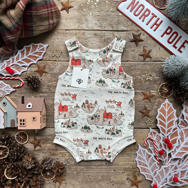 The North Pole Bloomer Romper | Ready To Post
