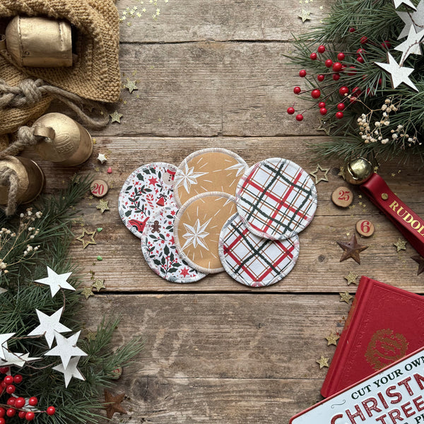 3 Set Breast Pads | Holly Jolly