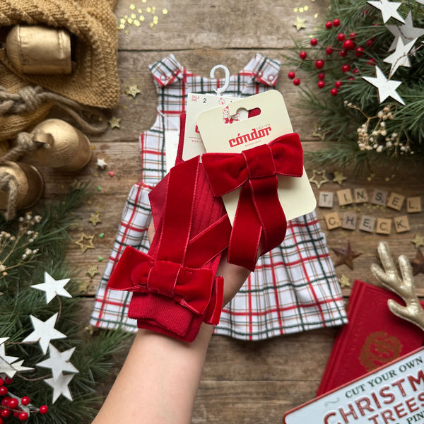 Tinsel Check | Style With Bee | Socks