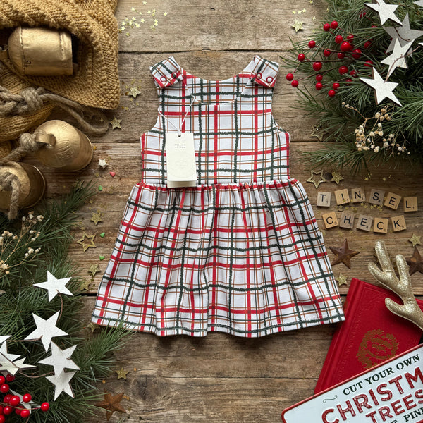 Tinsel Check Dress | Stock