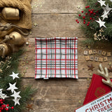 Tinsel Check Printed Snood