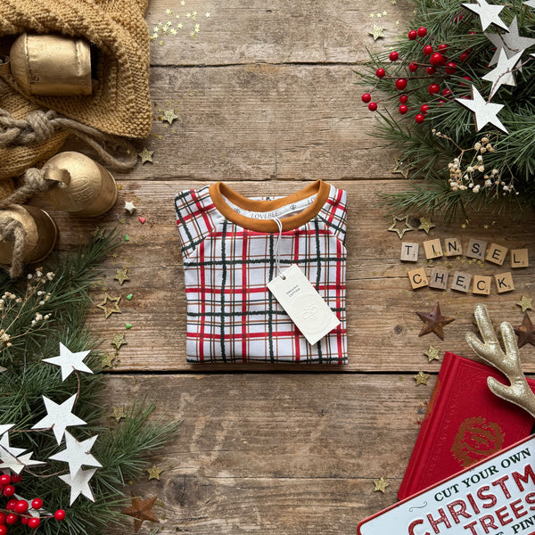 Tinsel Check Short Set
