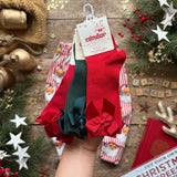 Red Santa Stripe | Style With Bee | Socks