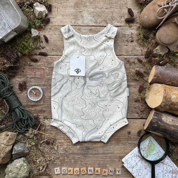 Topography Bloomer Romper | Ready To Post