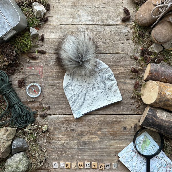 Topography Bobble Hat