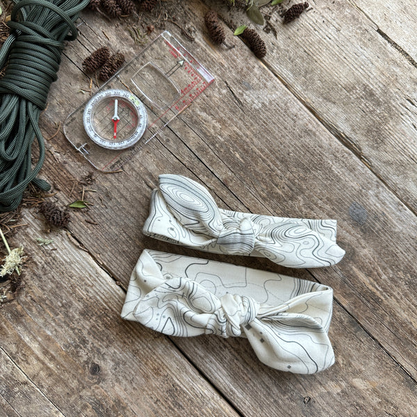 Topography Knot Bow Headband