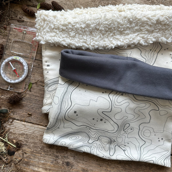 Topography Printed Snood | Ready To Post