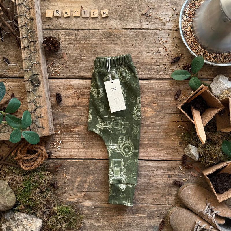 Tractor Blueprint Harem Leggings | Ready To Post