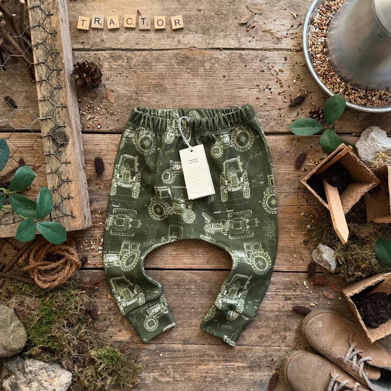 Tractor Blueprint Harem Leggings | Ready To Post