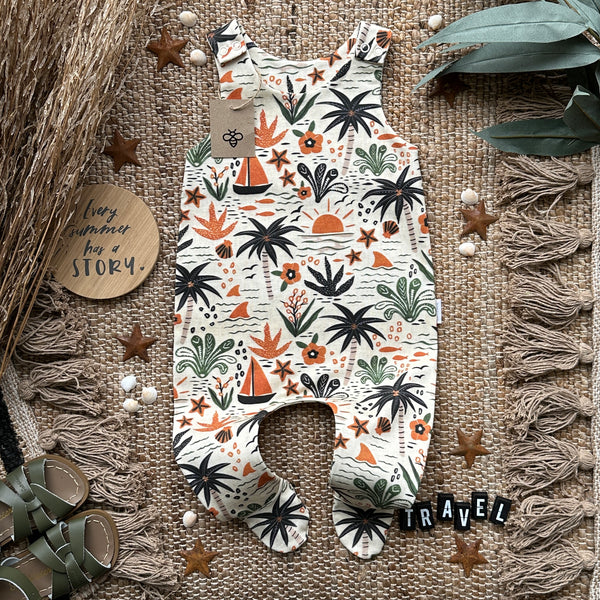 Travel Footed Romper | Ready To Post