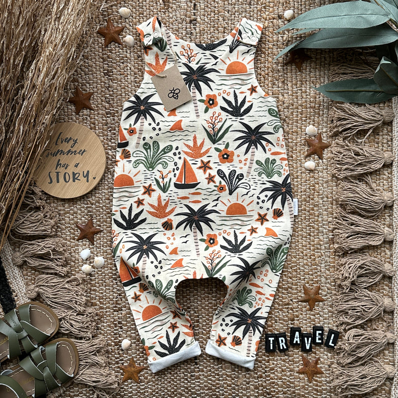 Travel Long Rolled Romper | Ready To Post