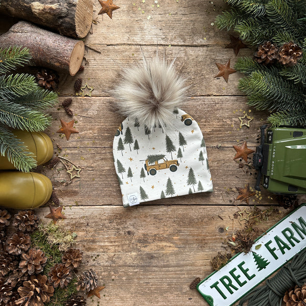 Tree Farm Truck Bobble Hat | Ready To Post