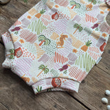 Tropical Art Bloomer Romper | Ready To Post