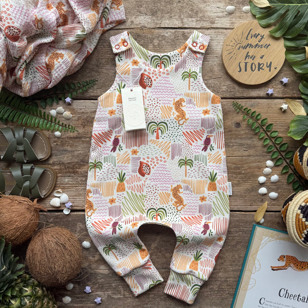 Tropical Art Long Romper | Ready To Post