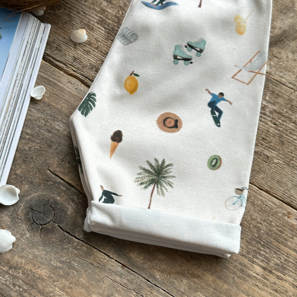 Venice Beach Slim Rolled Shorts | Ready To Post