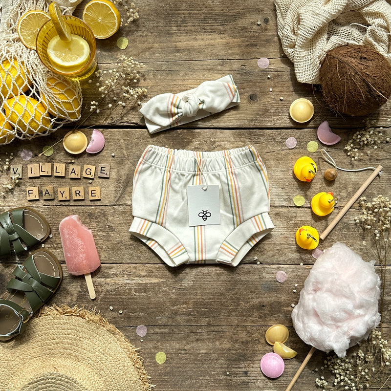 Village Fayre Stripe Bloomers | Ready To Post