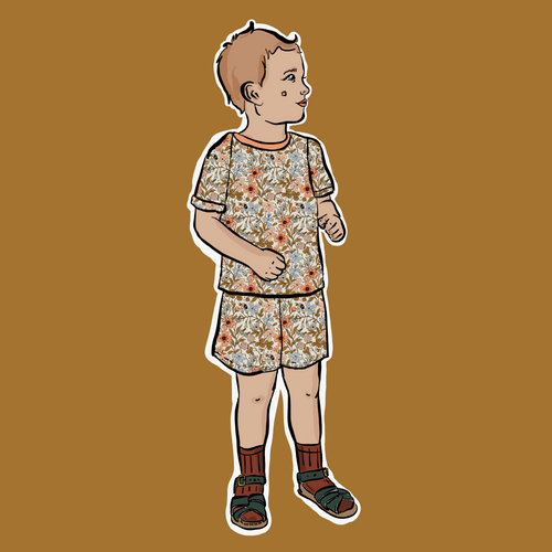 Wild Bee Summer Short Set