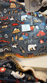 Wild Roamers Teddy Blanket