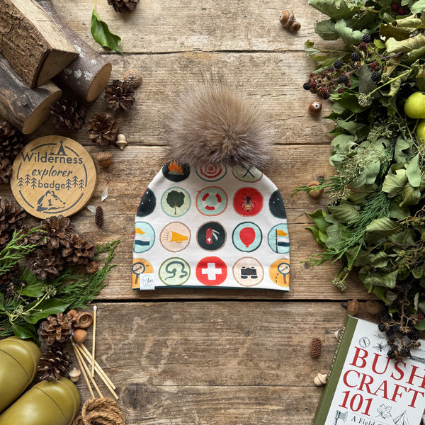Wilderness Badges (Day) Bobble Hat