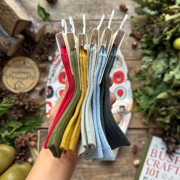 Wilderness Badges (Day) | Style With Bee | Socks