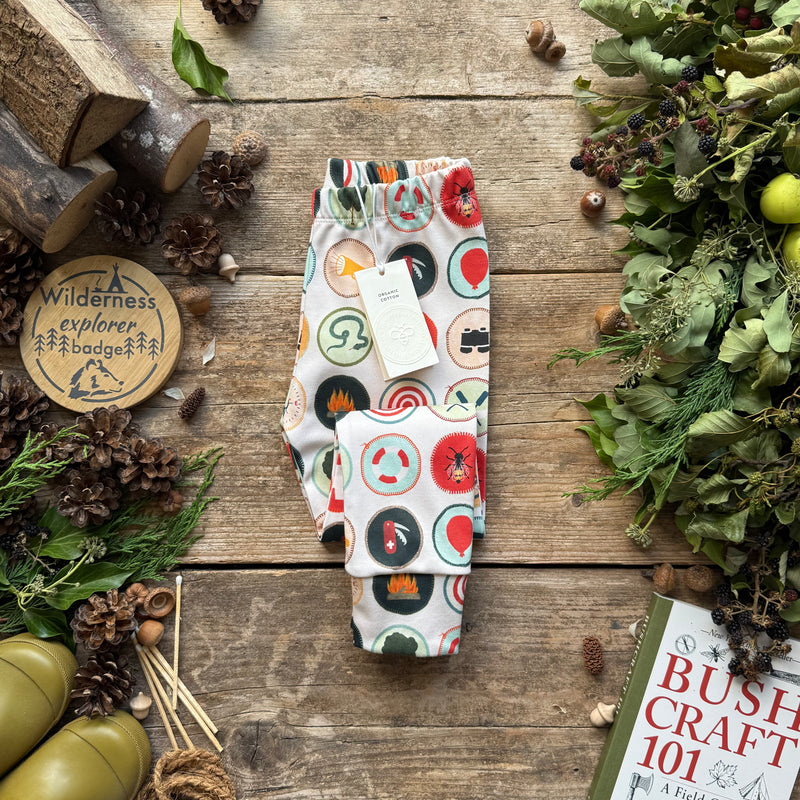 Wilderness Badges (Day) Slim Leggings | Stock