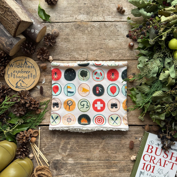 Wilderness Badges (Day) Printed Snood
