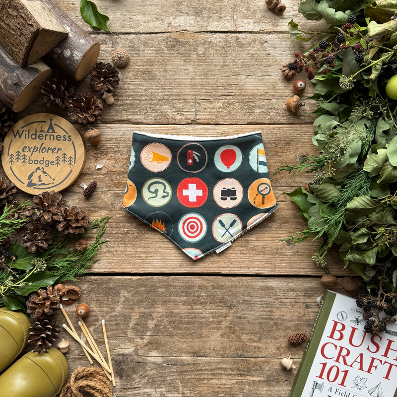 Wilderness Badges (Night) Dribble Bib