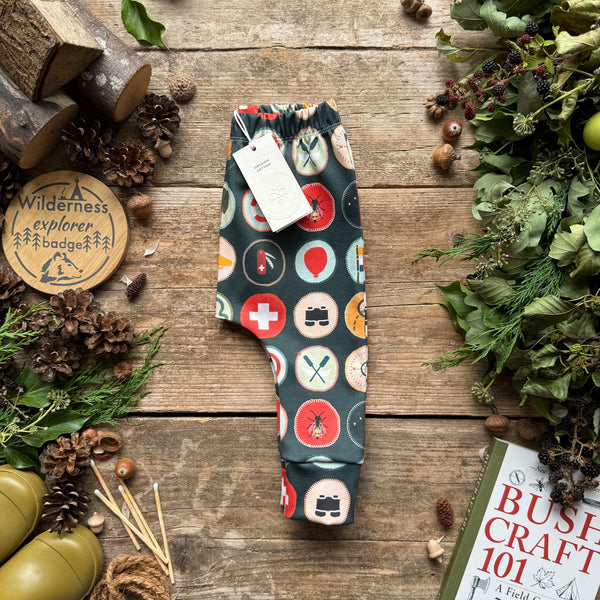 Wilderness Badges (Night) Harem Leggings