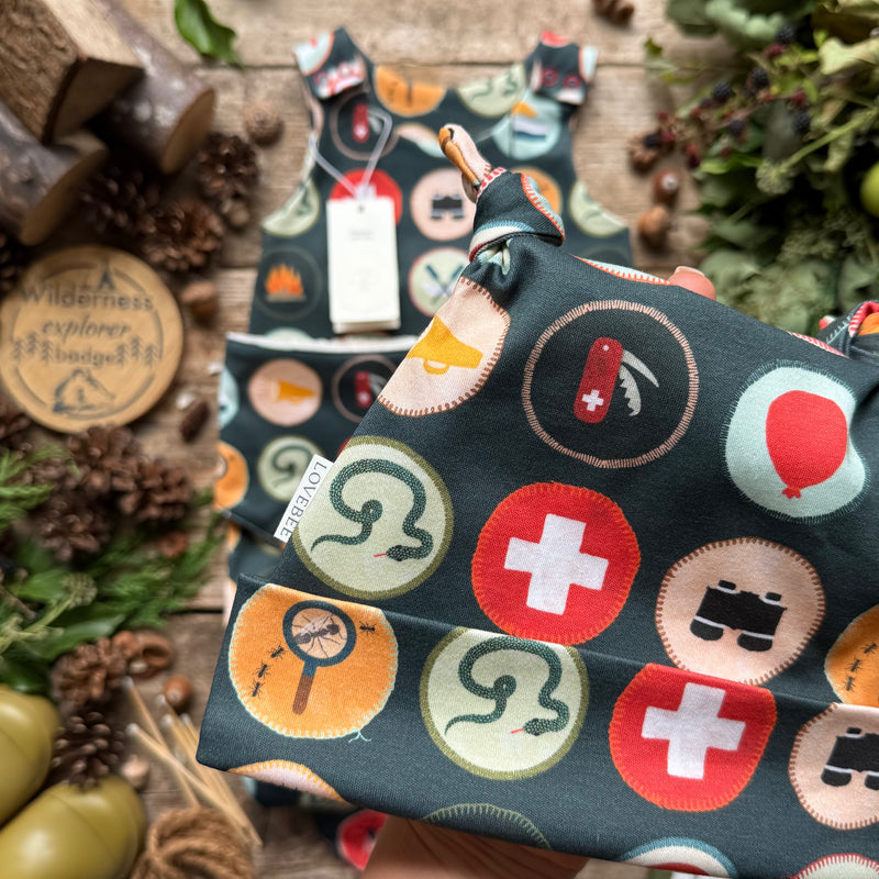 Wilderness Badges (Night) Knotted Hats