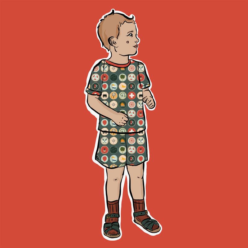 Wilderness Badges (Night) Short Set