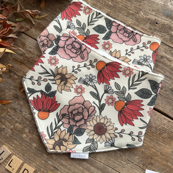 Wildflowers Dribble Bib