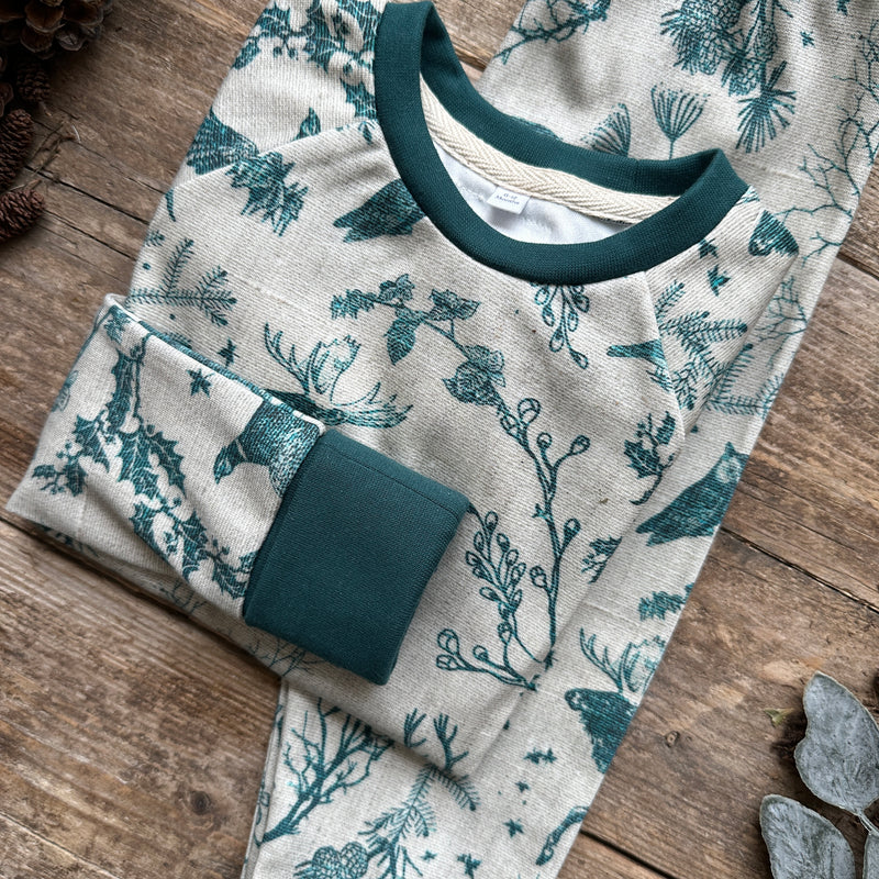 Winter Toile BeeJamas | Cosy Long