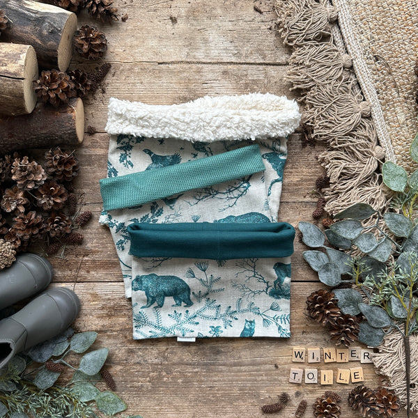 Winter Toile Printed Snood