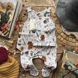 Wizard Academy Footed Romper