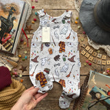 Wizard Academy Footed Romper